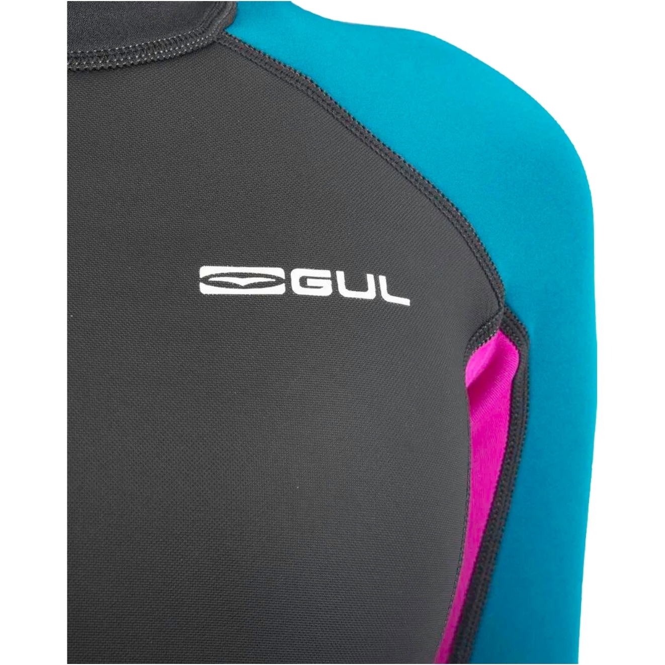 2025 Gul Junior Response 3/2mm Back Zip Shorty Wetsuit RE3321-C1 - Jet / Teal